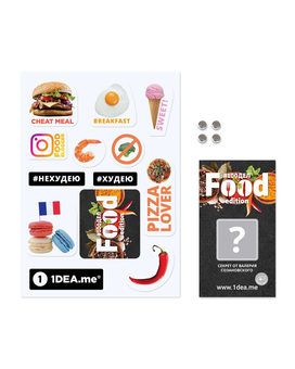  «Скретч постер 1DEA.me #100СПРАВ Food edition (4820191130630)», бренду 1DEA.me - фото №3 - мініатюра