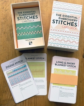 Бумажная книга «The Essential Embroidery Stitches Card Deck», автор Бетти Барнден - фото №2 - миниатюра