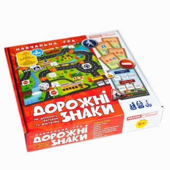  «Навчальна гра Дорожні знаки (10211045У)», бренда Ranok-Creative - фото №3 - миниатюра