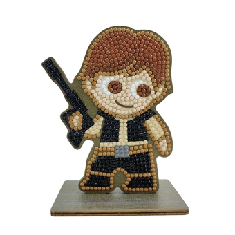  «Набір для творчості CrystalArt Хан Соло (CAFGR-SWS004)», бренда CrystalArt - фото №3 - миниатюра