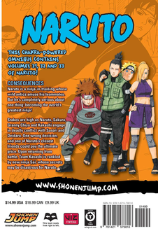 Бумажная книга «Naruto. 3-in-1 Edition. Volume 11», автор Масаси Кисимото - фото №2 - миниатюра
