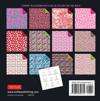 Бумажная книга «Origami Paper. 200 sheets. Cherry Blossoms. 15 cm» - фото №2 - миниатюра