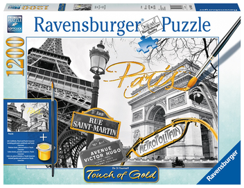  «Пазл Ravensburger Золотой Париж 1200 элементов (RSV-199358)», бренда Ravensburger - фото №1 - миниатюра