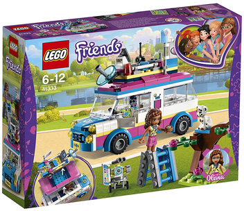  «Конструктор LEGO Friends Рабочий автомобиль Оливии 223 детали (41333)», бренда LEGO - фото №1 - миниатюра