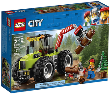  «Конструктор LEGO City Лесоповальний трактор 174 детали (60181)», бренда LEGO - фото №1 - миниатюра