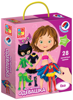  «Магнитная одевашка Vladi Toys Ева (VT3702-08)», бренда VladiToys - фото №1 - миниатюра