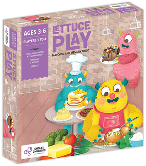  «Настольная игра Chalk & Chuckles Lettuce Play (CCPPL018)», бренда Chalk & Chuckles - фото №1 - миниатюра