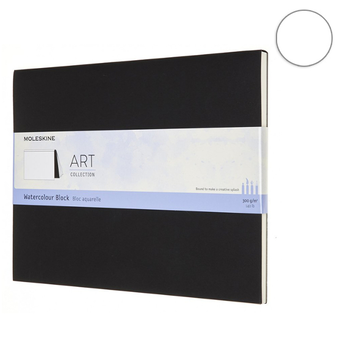  «Блокнот Moleskine Art Акварель Черный 19х25 см (ARTWBL4)», бренда Moleskine - фото №2 - миниатюра