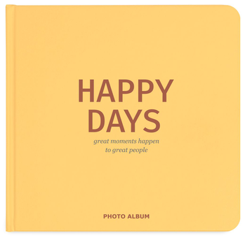 «Фотоальбом Orner Happy Days Желтый (orner-1252)», бренда Orner - фото №1 - миниатюра