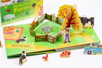 Паперова книга «Pop-Up And Play: Farm», автор Коріна Флетчер - фото №5 - мініатюра