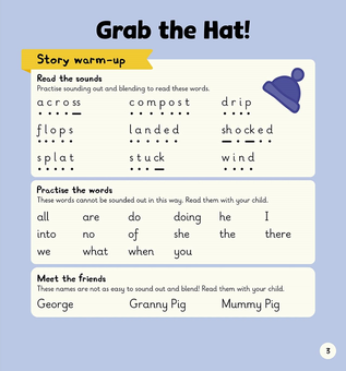 Бумажная книга «Learn with Peppa. Phonics. Level 3. Book 1 – Grab the Hat! (Phonics Reader)» - фото №3 - миниатюра