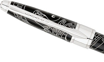  «Ручка роллер Cross Apogee Snake Black China Lacquer RB (Cr012514)» - фото №3 - миниатюра