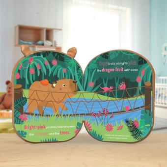 Паперова книга «Squish and Snugg Curious Capybara», автор Кара Дженкінс - фото №5 - мініатюра