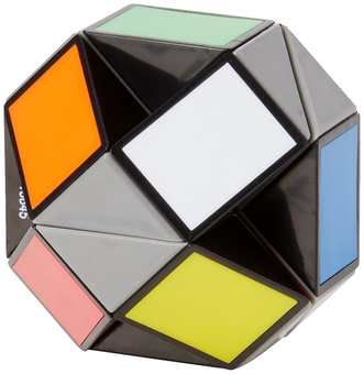  «Головоломка Rubiks Змейка Разноцветная (RBL808-2)», бренда Rubik's - фото №2 - миниатюра