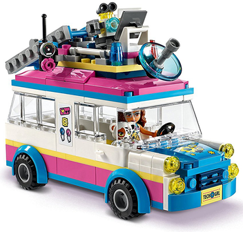  «Конструктор LEGO Friends Рабочий автомобиль Оливии 223 детали (41333)», бренда LEGO - фото №3 - миниатюра