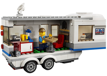  «Конструктор LEGO City Пикап и фургон 344 детали (60182)», бренда LEGO - фото №3 - миниатюра
