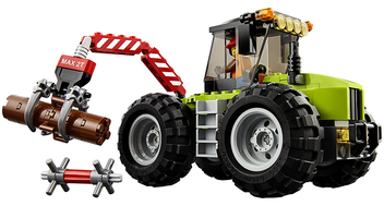  «Конструктор LEGO City Лесоповальний трактор 174 детали (60181)», бренда LEGO - фото №4 - миниатюра