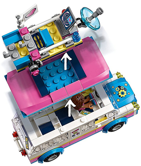  «Конструктор LEGO Friends Рабочий автомобиль Оливии 223 детали (41333)», бренда LEGO - фото №4 - миниатюра