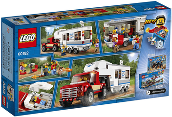 «Конструктор LEGO City Пикап и фургон 344 детали (60182)», бренда LEGO - фото №4 - миниатюра