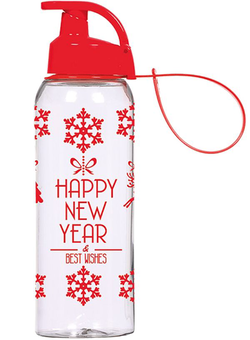  «Бутылка Herevin Happy New Year 500 мл (6370200)», бренда Herevin - фото №1 - миниатюра