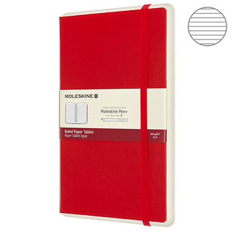 «Блокнот Moleskine Paper Tablet Лінійка Червоний (PTNL31F201)», бренду Moleskine - фото №2 - мініатюра