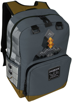  «Рюкзак JINX Minecraft Sword Adventure Backpack (JINX-7649)», бренда JINX - фото №1 - миниатюра