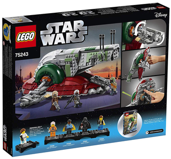  «Конструктор LEGO Star Wars Раб I: випуск до 20-річного ювілею 1007 деталей (75243)», бренду LEGO - фото №4 - мініатюра