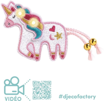  «Набір для творчості Djeco Брошка Sweet Unicorn (DJ09321)», бренда Djeco - фото №3 - миниатюра