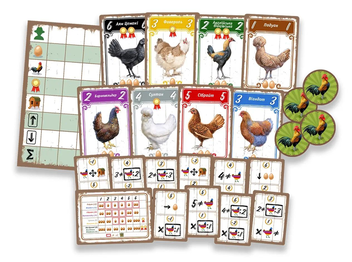 «Настільна гра Lord of Boards Курочки (Hens) (LOB2202UA)», бренда Lord of Boards - фото №3 - миниатюра