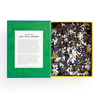  «Пазл Galison Basquiat Horn Players 500 Piece Book Puzzle», бренда Galison - фото №3 - миниатюра