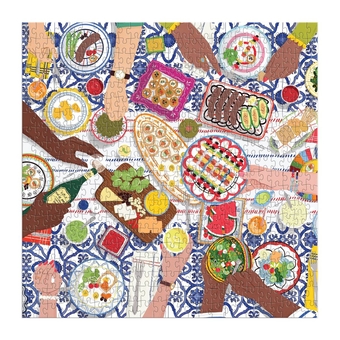  «Gather Together 500 Piece Puzzle», бренда Galison - фото №3 - миниатюра