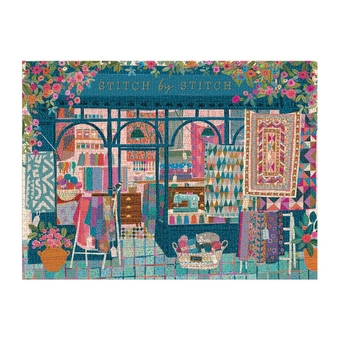  «Пазл Galison Stitch by Stitch 1000 Piece Puzzle», бренда Galison - фото №3 - миниатюра