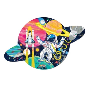  «Space Mission 75 Piece Shaped Scene Puzzle», бренда Mudpuppy - фото №3 - миниатюра