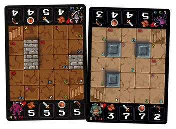 «Настільна гра Geekach Кишенькове підземелля (One Card Dungeon) (GKCH103OC)», бренда Geekach Games - фото №3 - миниатюра