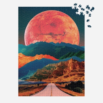  «Пазл Galison Cosmic Highway 1000 эл. », бренда Galison - фото №3 - миниатюра