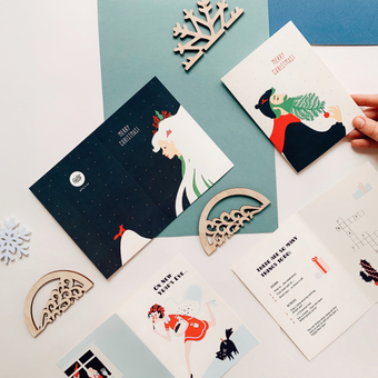  «Листівка кросворд-побажання Gifty Merry Christmas for Him (AA-0002768)», бренда Gifty - фото №2 - миниатюра