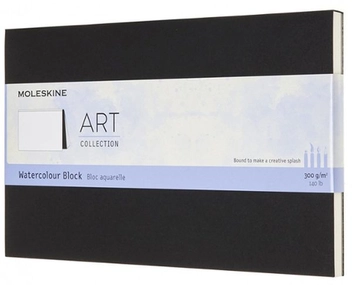  «Блокнот Moleskine Art Акварель Черный 21х13 см (ARTWBL3)», бренда Moleskine - фото №1 - миниатюра