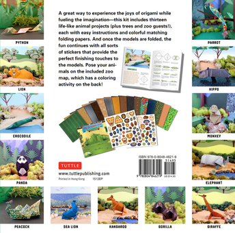 Паперова книга «Origami Zoo Kit», автор Джоел Стерн - фото №2 - мініатюра
