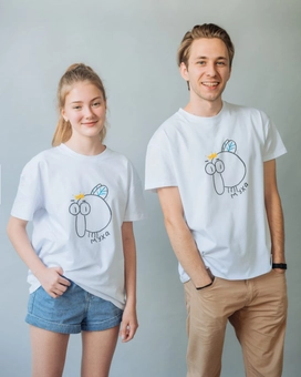 «Футболка Handcrafts by orphans Муха S», бренда Handcrafts by Orphans - фото №4 - миниатюра