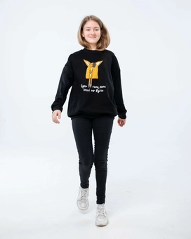  «Свитшот женский Handcrafts by orphans Лисичка М», бренда Handcrafts by Orphans - фото №4 - миниатюра