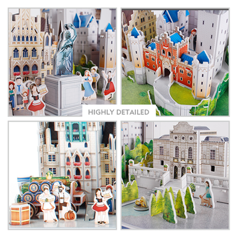  «Тривимірна головоломка-конструктор CubicFun City Line Bavaria», бренда Cubic Fun - фото №2 - миниатюра