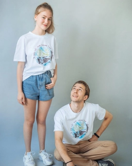 «Футболка Handcrafts by orphans Чистая планета S», бренда Handcrafts by Orphans - фото №4 - миниатюра