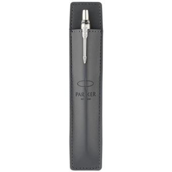 «Шариковая ручка Parker Jotter 17 Royal Blue CT BP (+чехол) (16 332b17)», бренда Parker - фото №4 - миниатюра