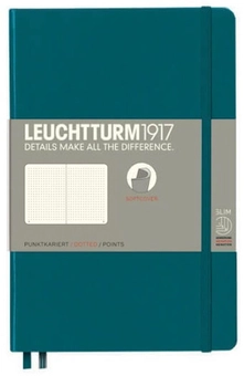  «Блокнот Leuchtturm1917 Paperback Точка Тихоокеанский зеленый (359679)», бренда Leuchtturm1917 - фото №1 - миниатюра