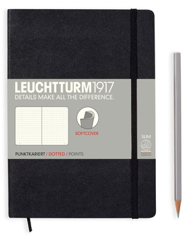  «Нотатник Leuchtturm1917 Medium точки чорний (324804)», бренду Leuchtturm1917 - фото №2 - мініатюра