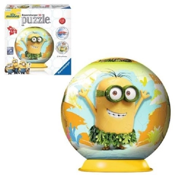  «3D Пазл Ravensburger Миньоны Пляжный сезон 72 элемента (12170_0)», бренда Ravensburger - фото №3 - миниатюра