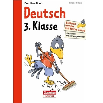 Бумажная книга «Deutsch 3. Klasse: Einfach lernen mit Rabe Linus (+ наклейки)» - фото №2 - миниатюра