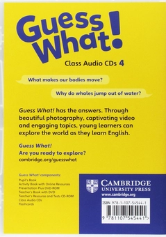 Бумажная книга «Guess What! Level 4 Class Audio CDs», авторов Сюзанна Рид, Лесли Кустофф, Кей Бентли - фото №2 - миниатюра
