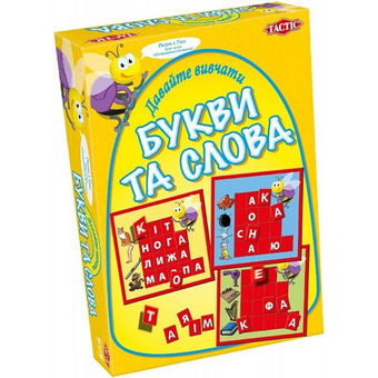  «Настільна гра Tactic Давайте вивчати літери та слова (40301)», бренду Tactic - фото №2 - мініатюра