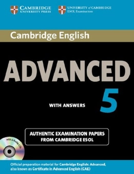 Бумажная книга «Cambridge English Advanced 5 Self-study Pack (Students Book with answers and Audio CD)» - фото №1 - миниатюра